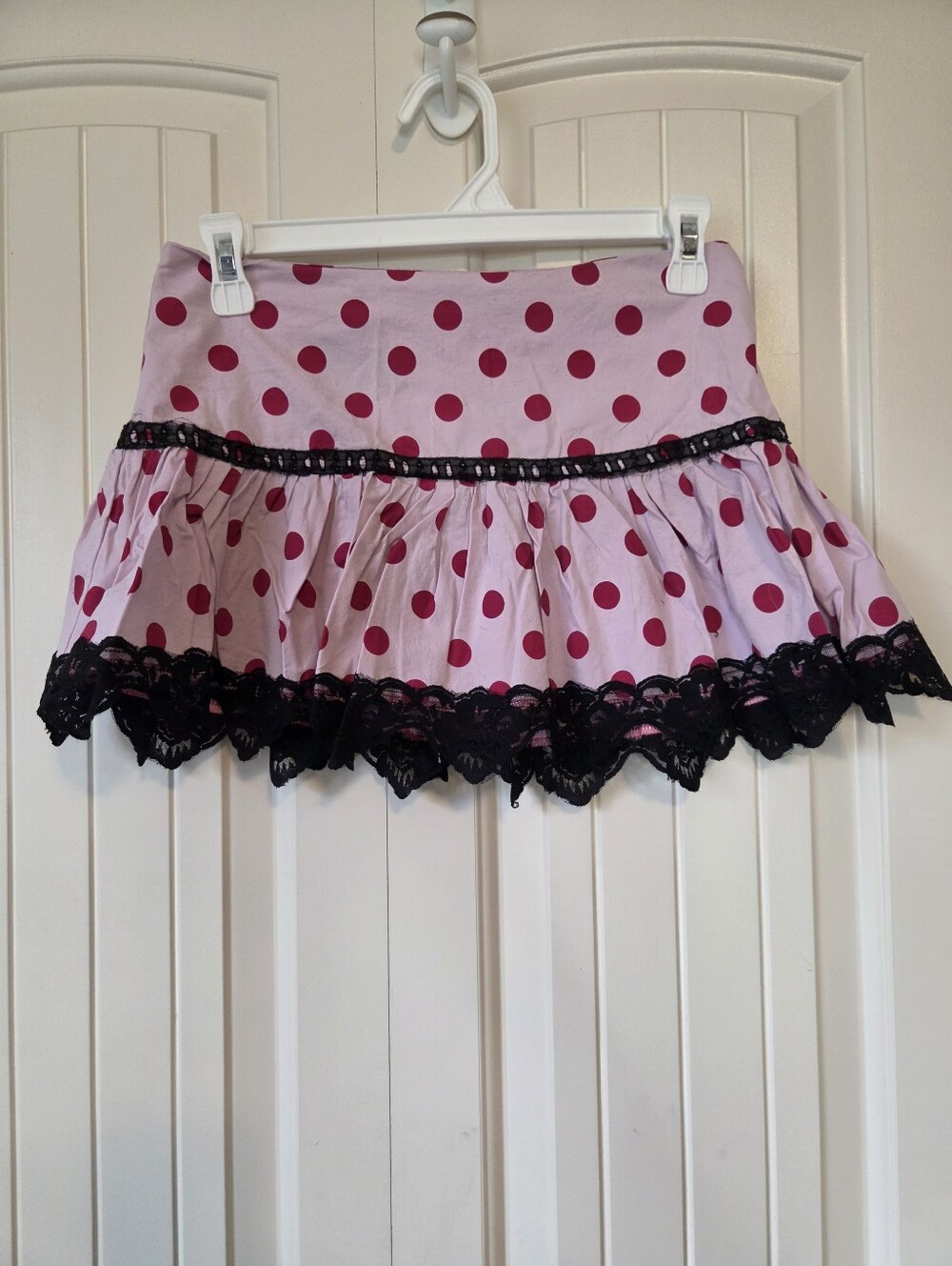Jessica Louise Polka Dot Mini Skirt